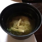 萩の宿 常茂恵 - 味噌汁