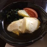 萩の宿 常茂恵 - 清吉屋の豆腐と蒸し野菜の餡かけ