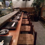 寿司 ジャンボ並木 - 店内①(カウンター席)