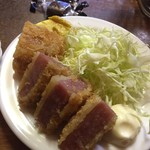 （株）かのや商店 - 【’18.1】ハムカツ　250円。ぶ厚いな～