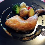 aozola cafe - 鶏モモ肉のコンフィ