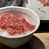 長者町 焼肉 輪心 - サーロインユッケ