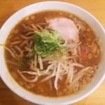 横浜家系ラーメン ぶっちぎり家 - 焦がし味噌魚介ラーメン(仮)