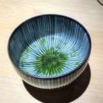 銀座 盡 - お出汁に青海苔
