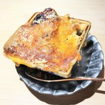 銀座 盡 - 明石の牡蠣、淡路島の足長海老のベシャメルソースでグラタン