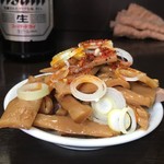 中華そば べんてん - ビールのお通し