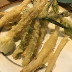 宵のひととき うまし - 春野菜の天ぷら