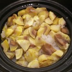 GINZA UONUMA - 土鍋炊き御飯（栗ご飯：季節限定）