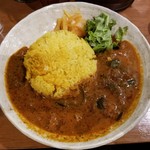 SPICY CURRY 魯珈 - スリランカ風魚のタマリンドカレーのライス大盛