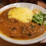 SPICY CURRY 魯珈 - スリランカ風魚のタマリンドカレーのライス大盛