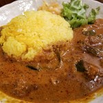 SPICY CURRY 魯珈 - スリランカ風魚のタマリンドカレーのライス大盛