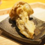 立場割烹 SSAW - 季節のぜいたく御膳 1000円 の舞茸の天ぷら