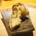 立場割烹 SSAW - 季節のぜいたく御膳 1000円 の舞茸の天ぷら