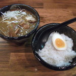 つけ麺屋ちっちょ - MBS「せやねん」に紹介されました！まかないカレー（600円）