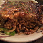 お好み焼 きじ - モダン焼　アップ