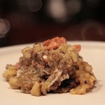 アカ - アリオリソースと山椒、蟹のパエリア