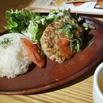 おふろcafe utatane - 梅おろしハンバーグセット