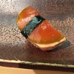 すし匠 - あん肝奈良漬 握り