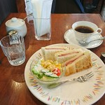 カフェ・コロラド - ハムチーズサンドランチセット