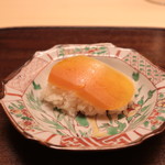 木山 - 帆立とカラスミの飯蒸し