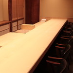 木山 - 店内カウンター席