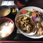 Ekimae Sakaba Amori - マグロカツと回鍋肉ランチ