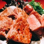 ステーキ鉄板居酒屋 鍛冶屋 - サーロインステーキ
