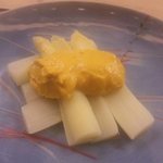 割烹 やました - ホワイトアスパラガス