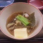 割烹 やました - 油目の酒蒸し