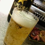 鹿児島ラーメン 真琴 - サッポロ生の大瓶