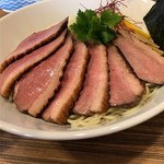 麺屋さくら - 上鴨南蛮つけそば1.5玉、鴨増し