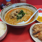 担々麺専門店 - 唐揚げセット