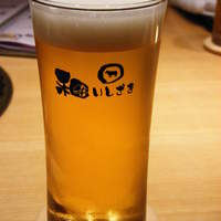 札幌焼肉 和牛いしざき - きめの細かいビール