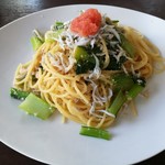 ロカーレ - シラスと小松菜の明太子パスタ　1280円