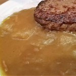 手作りカレーの店　みやざわ - Bセット　ミニカレーミニハンバーグ乗せ