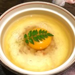 美味しい野菜と魚 じねん - レンコンのすり身を蒸したもの 初めて食べましたが、これかなり美味しいです！