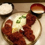 味のとんかつ 丸一 - ヒレカツ定食2100円