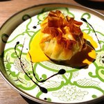 ビズ - 青森県産マダラとつぶ貝のブランダード パートフィロ包み