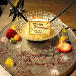 ビズ - 本日の季節フルーツのブラマンジェ