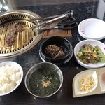 和風韓国料理 和牛焼肉 ソウルママ - 壺漬けカルビ定食＝１２９６円