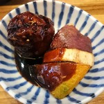 自然派中華 クイジン - 共通 週替り副菜　茘枝の豚肉巻き酢豚