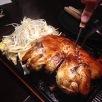 ソクチョ サムゲタン - もやしや黒米も美味しかったです