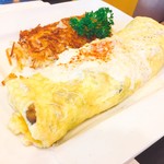 Boots & Kimo's Homestyle Kitchen - シュリンプオムレツ❣️&ハッシュドポテト