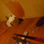 イタリア料理 アルセーバ - ディナー2,700円のコース。ウェルカムドリンク☆