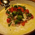 イタリア料理 アルセーバ - 鯛のカルパッチョ　グリーンオリーブ