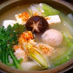 Uguisu Sakaba - 鶏つくね鍋