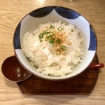 酒楽亭 空庵 - お茶漬け用ご飯(無料セット)