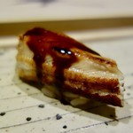 すし宮川  - ［2018/01］寿司⑪ あなごの握り たれ