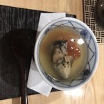 わ食 たまき - 突き出しの茶碗蒸しにはフカヒレとイクラと牡蠣が♡山椒が隠し味にかかっています。