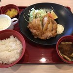 ジョイフル - チキン南蛮定食 ７１１円 にスープバープラス